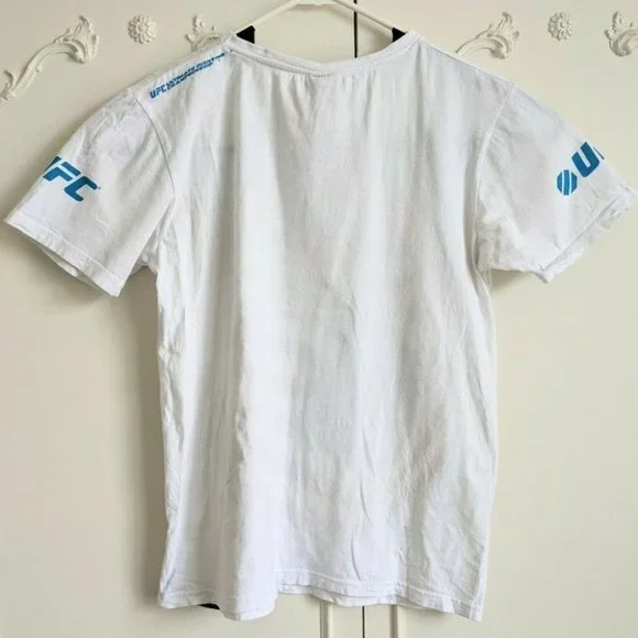 Wrestling UFC Mens Tshirt Ultimate Fighting Championship White American Flag - S - Picture 4 of 5